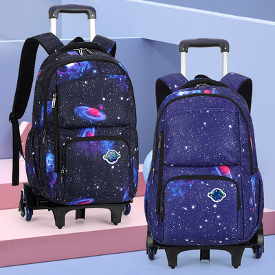 Mochila Escolar de Gran Capacidad Respirable Multicompartimentos
