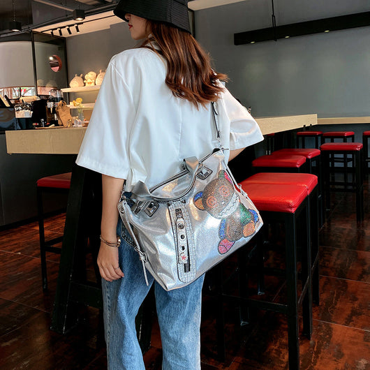 Bolso de Cuero Suave con Bandolera Diagonal y Gran Capacidad