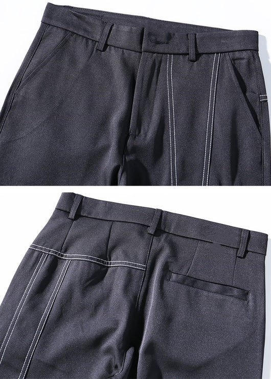 Pantalones Casuales Hombre Estilo Coreano Ajustados Otoño - Image 6