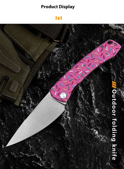 Cuchillo Plegable Multifunción G10 - Filo Afilado para Aventuras - Image 8