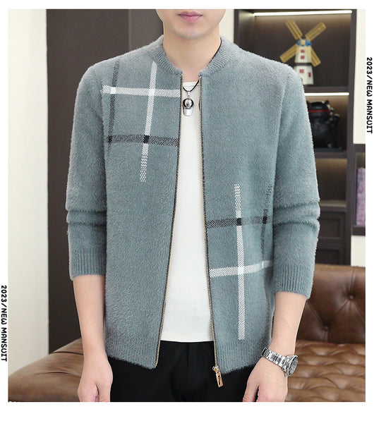 Chaqueta Casual de Terciopelo Mink - Confort de Suéter con Estilo - Image 14