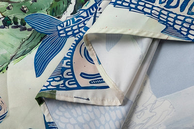 Camisa Manga Corta Estampado Peces para Hombre - Image 9