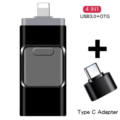 Pendrive Multifuncional 4 en 1 para Móvil - Metal Premium - Image 30