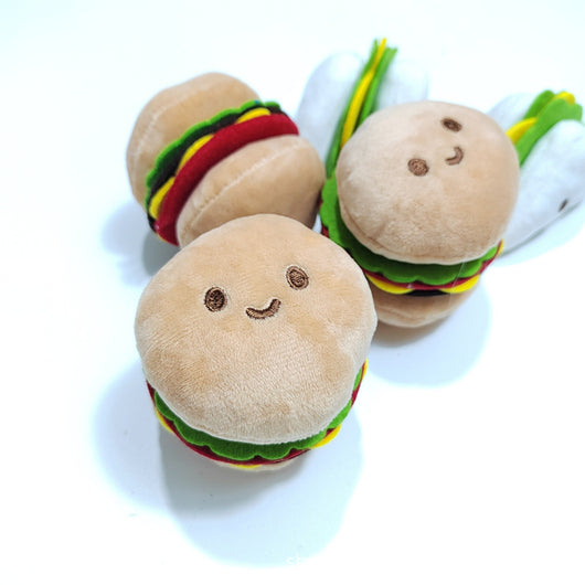 Juguete Antiestés para Mascotas con Sonido de Hamburguesa - Image 10
