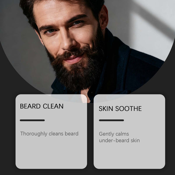 Champú 2 en 1 para Barba y Cabello - Limpieza Suave e Hidratación