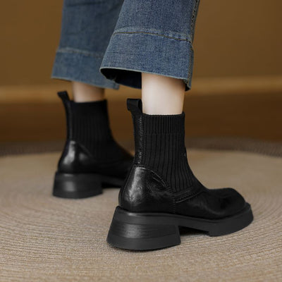Botas Tejidas de Confort y Estilo Casual para Mujer - Image 17