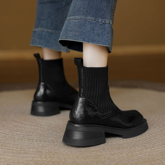 Botas Tejidas de Confort y Estilo Casual para Mujer - Image 17