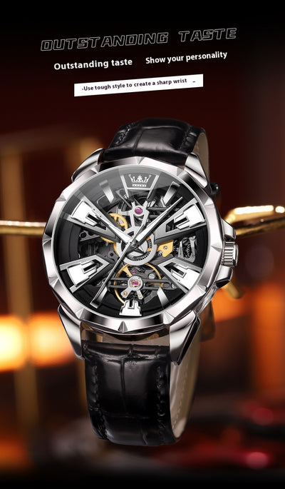 Reloj Automático para Hombre con Esfera Hueca y Resistencia al Agua - Image 17