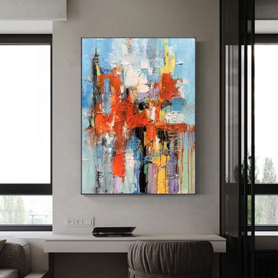 Cuadro Abstracto Moderno en Óleo - Arte Original para Sala de Estar - Image 14