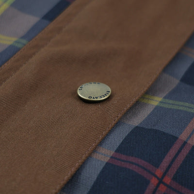 Abrigo Acolchado con Cuello de Piel - Diseño Tartán Otoño Invierno - Image 17