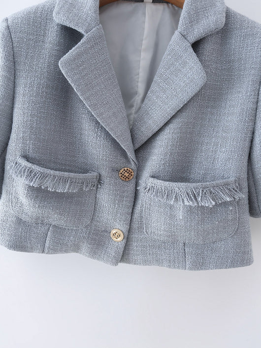Saco Casual Temperament con Bolsillos - Diseño Moderno y Versátil - Image 7