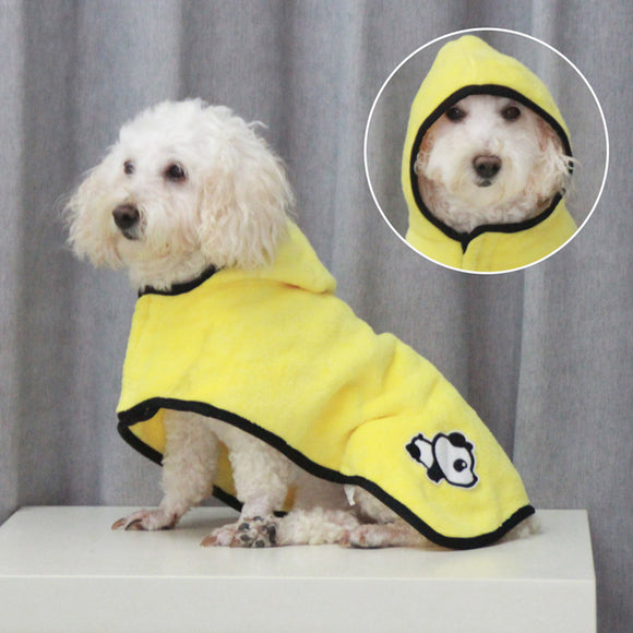Bata Absorbente de Coral Fleece Pet It