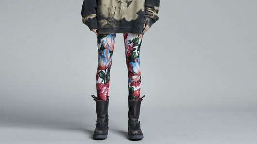 Leggings Falda Estampado Mariposas Floral Retro - Image 6