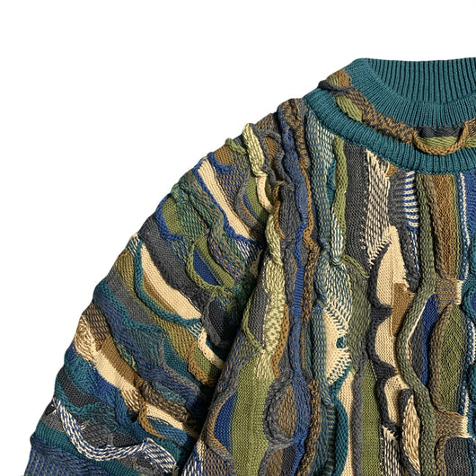 Suéter Jacquard Retro con Patrón de Amargón en Relieve para Hombre - Image 7