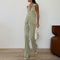 Conjunto Elegante: Blusa sin Mangas y Pantalón Plisado de Cintura Alta