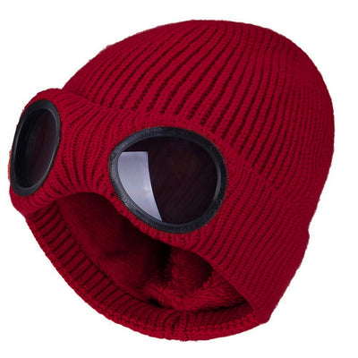 Gorro Tejido Abrigado con Gafas Protectoras - Protección Térmica Unisex Otoño Invierno - Image 12
