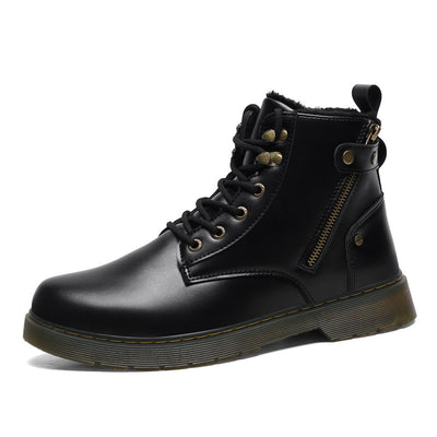 Botas Martin de Caña Alta con Cierre para Hombre - Estilo Urbano Elevado - Image 8