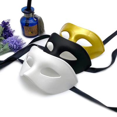 Antifaz Mascarada Elegante Media Cara para Fiesta