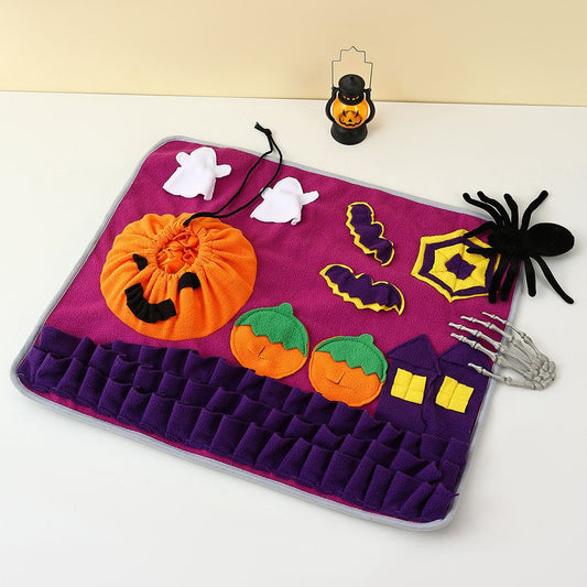 Tapete de Enriquecimiento Halloween para Perros y Gatos - Antideslizante