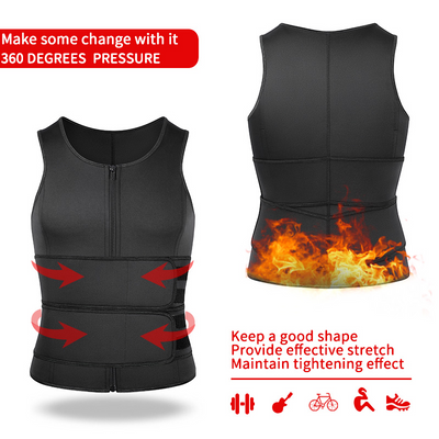 Chaleco Sauna Reductor de Cintura con Doble Faja - Corset Deportivo Moldeador Corporal - Image 21