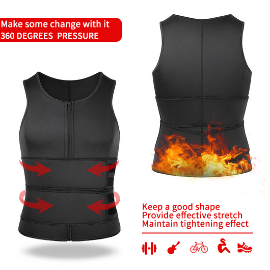 Chaleco Sauna Reductor de Cintura con Doble Faja - Corset Deportivo Moldeador Corporal - Image 21