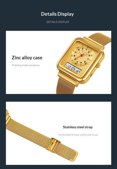 Reloj Empresarial Multifunción con Tecnología Electrónica para Hombre - Image 9