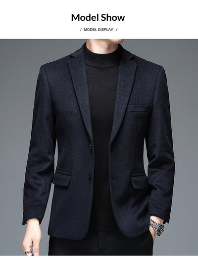 Traje de Lana Casual para Hombre - Otoño e Invierno - Image 12