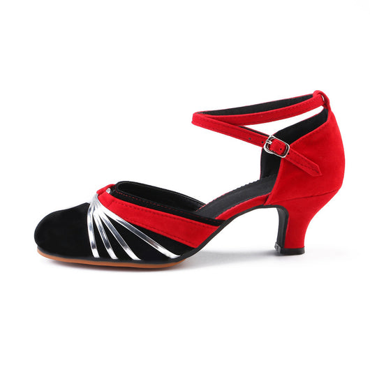 Zapatos de Baile Latino Modernos con Tacón Cuadrado para Mujer - Image 15