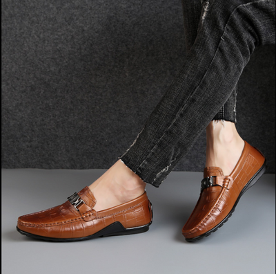 Zapatos Casuales de Cuero para Hombre - Estilo Ejecutivo Minimalista - Image 9