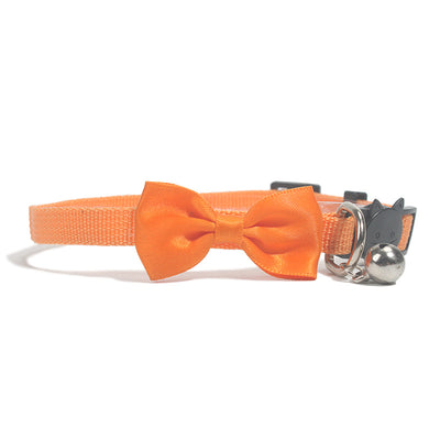 Collar Decorativo para Mascotas con Moño de Cinta Multicolor Ajustable y Campana - Image 7