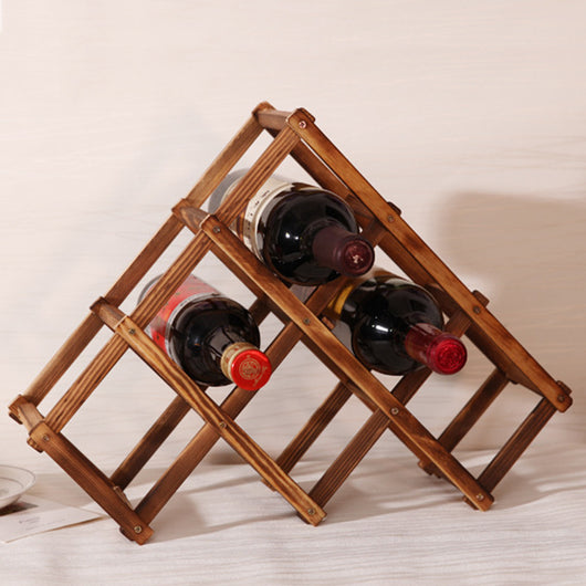 Soporte Plegable para Vino en Madera Maciza Premium - Image 3