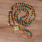 Women's Colorful Stone Bead Water Drop Necklace 1PC
