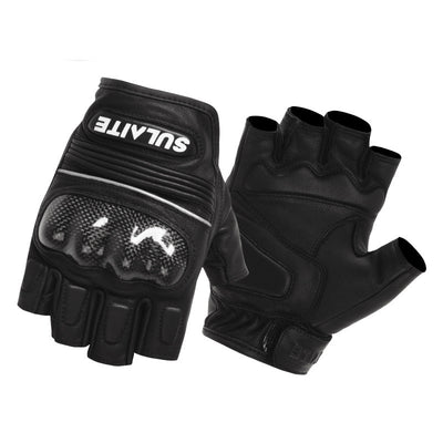 Guantes de Carreras Vintage Rider en Cuero de Oveja y Fibra de Carbono - Image 4