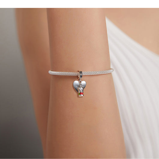 Pulsera de Plata S925 con Cuentas Amor y Vela - Image 11