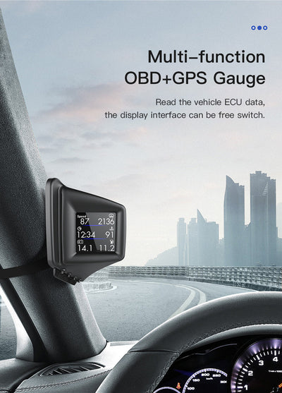 Pantalla HUD OBD GPS para Auto - Computadora de Conducción con Lector de Códigos - Image 17