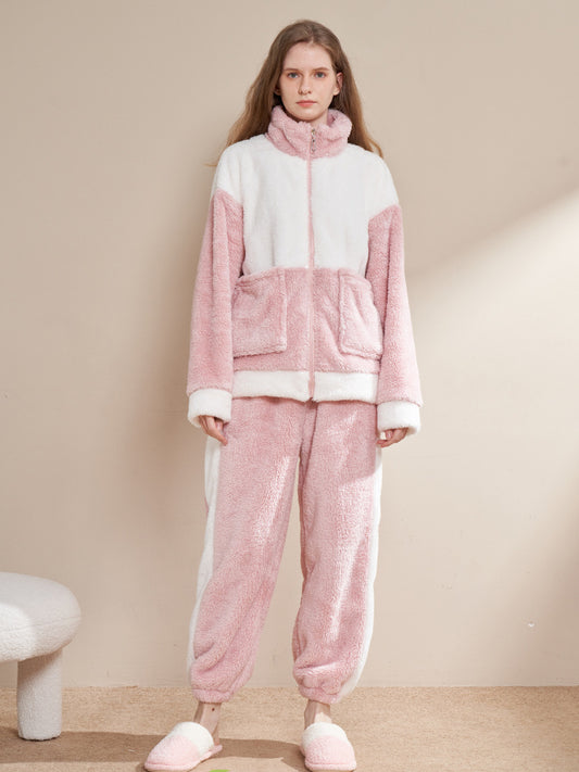 Pijama de Franela Gruesa y Versátil para el Hogar - Image 2