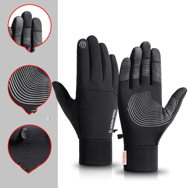 Guantes Deportivos Impermeables con Pantalla Táctil para Ciclismo y Esquí