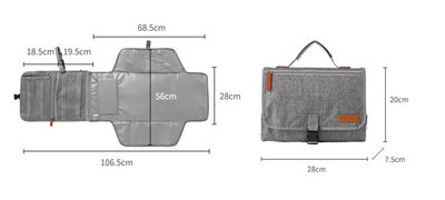 Cambiador Portátil Impermeable con Almacenamiento Multifuncional - Image 6