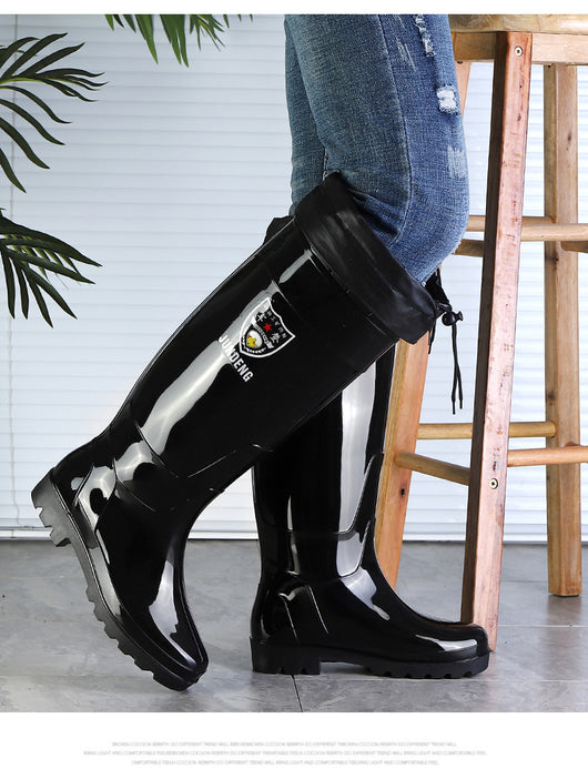 Botas de Lluvia Altas para Hombre - Calzado Impermeable Tubo Largo - Image 14