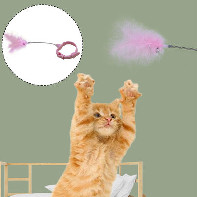 Juguete Interactivo de Pluma para Gatos - Diversión Infinita - Image 11
