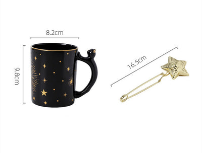 Taza Cerámica Personalizada con Cuchara y Infusor de Té - Image 7