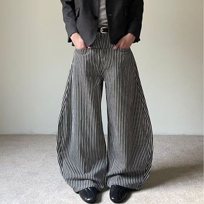 Pantalones Casuales Holgados Estilo Urbano Americano para Hombre