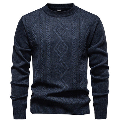 Suéter Tejido Cuello Redondo Cálido y Casual para Hombre - Image 23