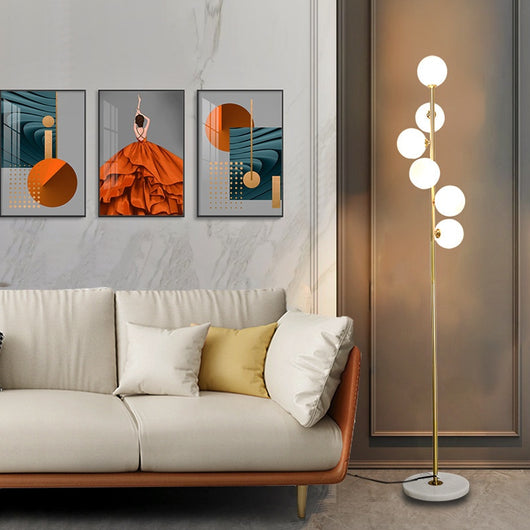 Lámpara de Piso Nórdica para Sala de Estar, Dormitorio y Estudio - Image 2