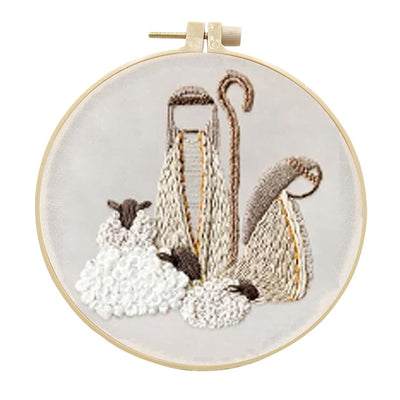 Kit de Bordado Religioso Retro DIY - Material Completo - Image 8