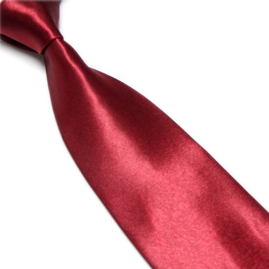 Corbata Ancha de Seda Sintética Color Sólido para Bodas y Eventos - Image 35