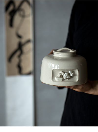 Bote para Té de Ceniza Vegetal Estilo Chino Retro - Image 12