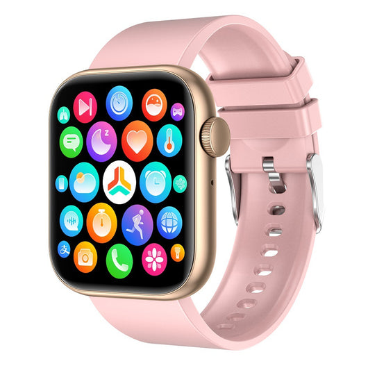 Reloj Inteligente QX7 con Monitor de Temperatura, Llamadas Bluetooth y SOS - Image 4