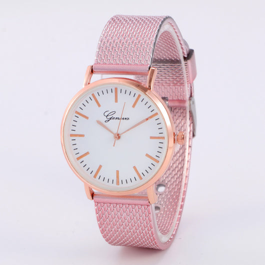 Reloj Geneva Minimalista con Malla Metálica - Diseño Elegante para Mujer - Image 28