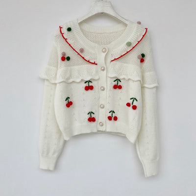 Cardigan Holgado Estilo Universitario para Mujer - Image 85